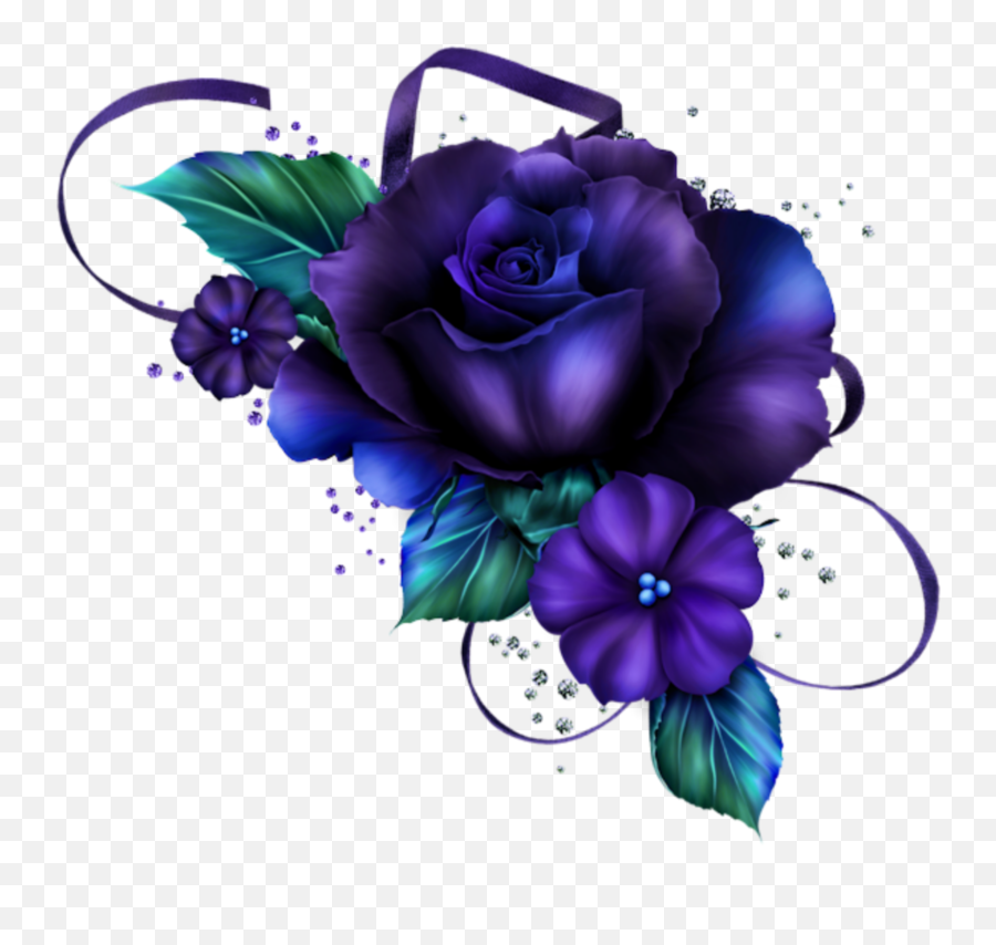 Download Flower Flowers Flores Flor Azul Blue Rosas - Rose Png,Rosas Png