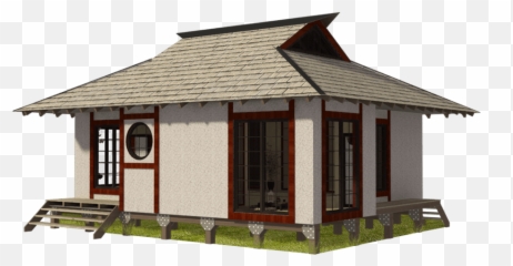 Japanese Small House Plans - Traditional Japanese Small House Design Png,Small House Png