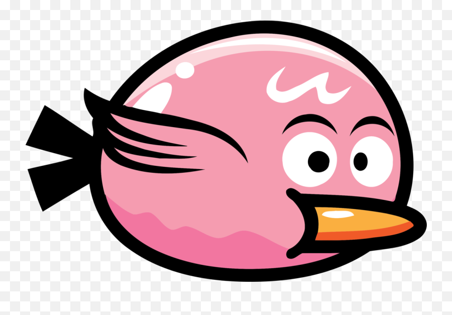 Pink Head Cheek Png Clipart - Flappy Bird Png,Sonic Head Png