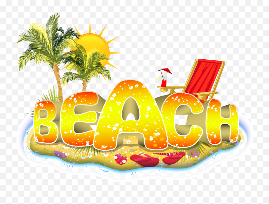 Download Free Png Beach Summer - Vector Beach Vacation 2100,Summer Transparent Background