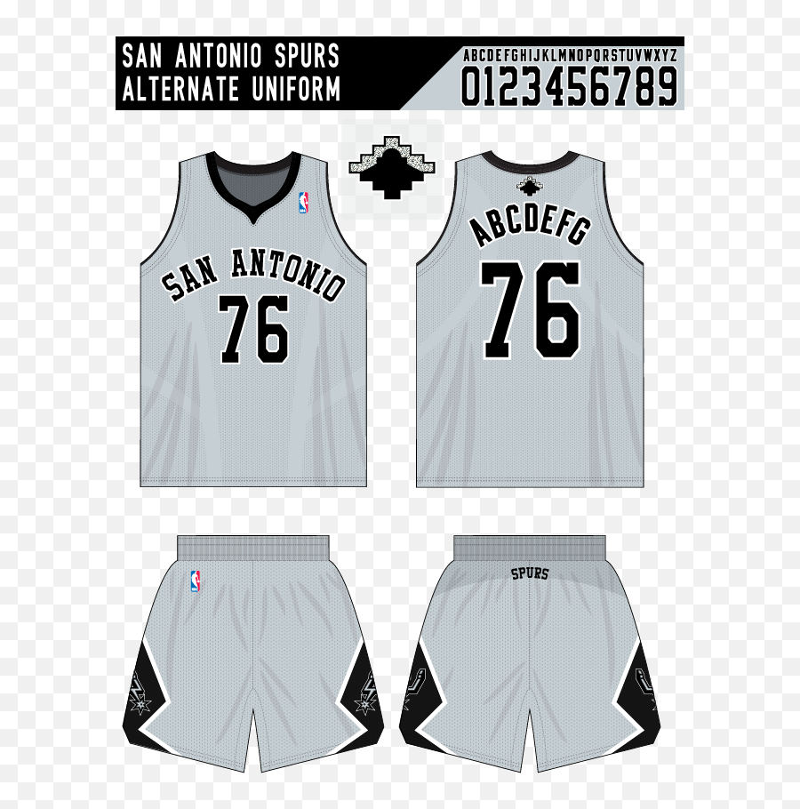 Download Hd Spursconcept - San Antonio Spurs Uniform Concept San Antonio Spurs Concept Jersey Png,San Antonio Spurs Logo Png