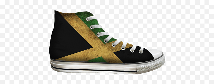 Chuck Taylor All Star Hi U0027jamaican Flagu0027 - Converse Puerto Rican Air Brush Png,Jamaican Flag Png