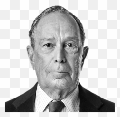 2020 Democrats - The New York Times Michael Bloomberg Black And White Png