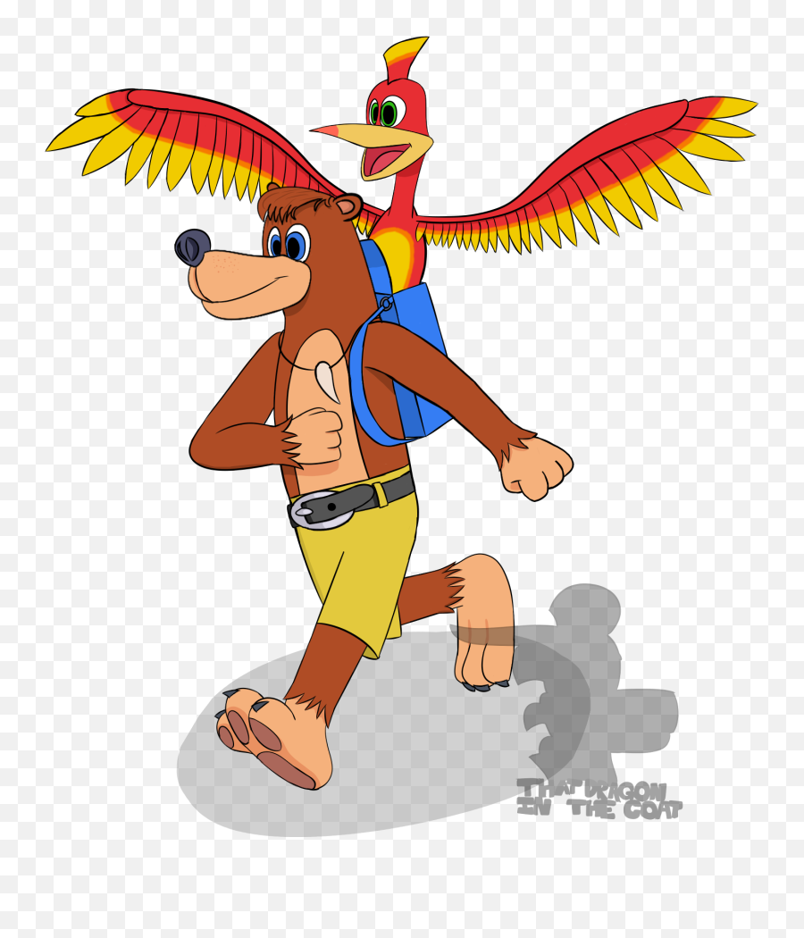 Banjo Kazooie Fan Art Banjokazooie - Fictional Character Png,Banjo Kazooie Png