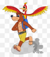 Banjo Kazooie Fan Art Banjokazooie - Fictional Character Png,Banjo Kazooie Png