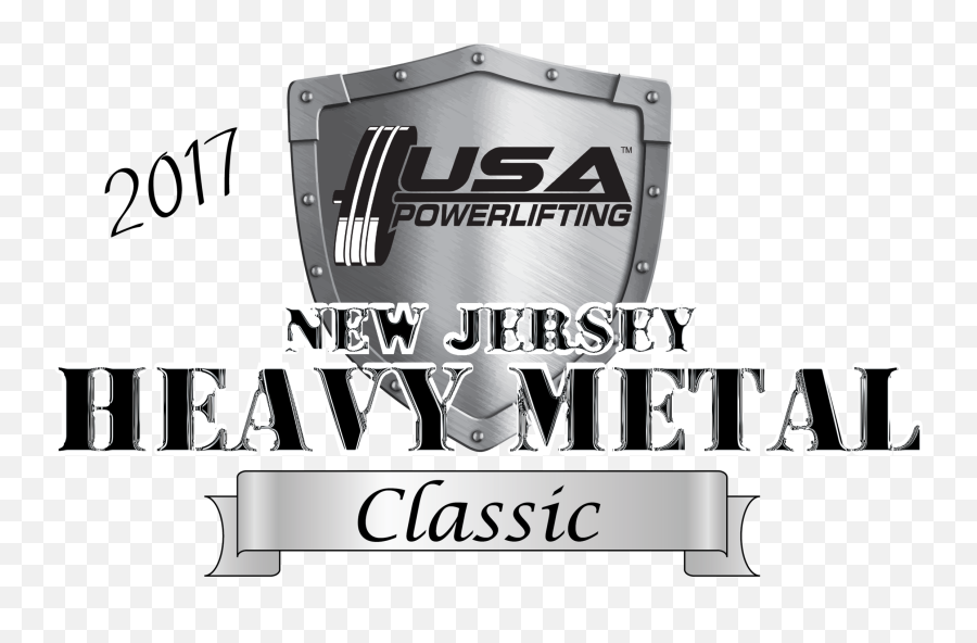 2017 Usa Powerlifting New Jersey Heavy Metal Classic Png Logo