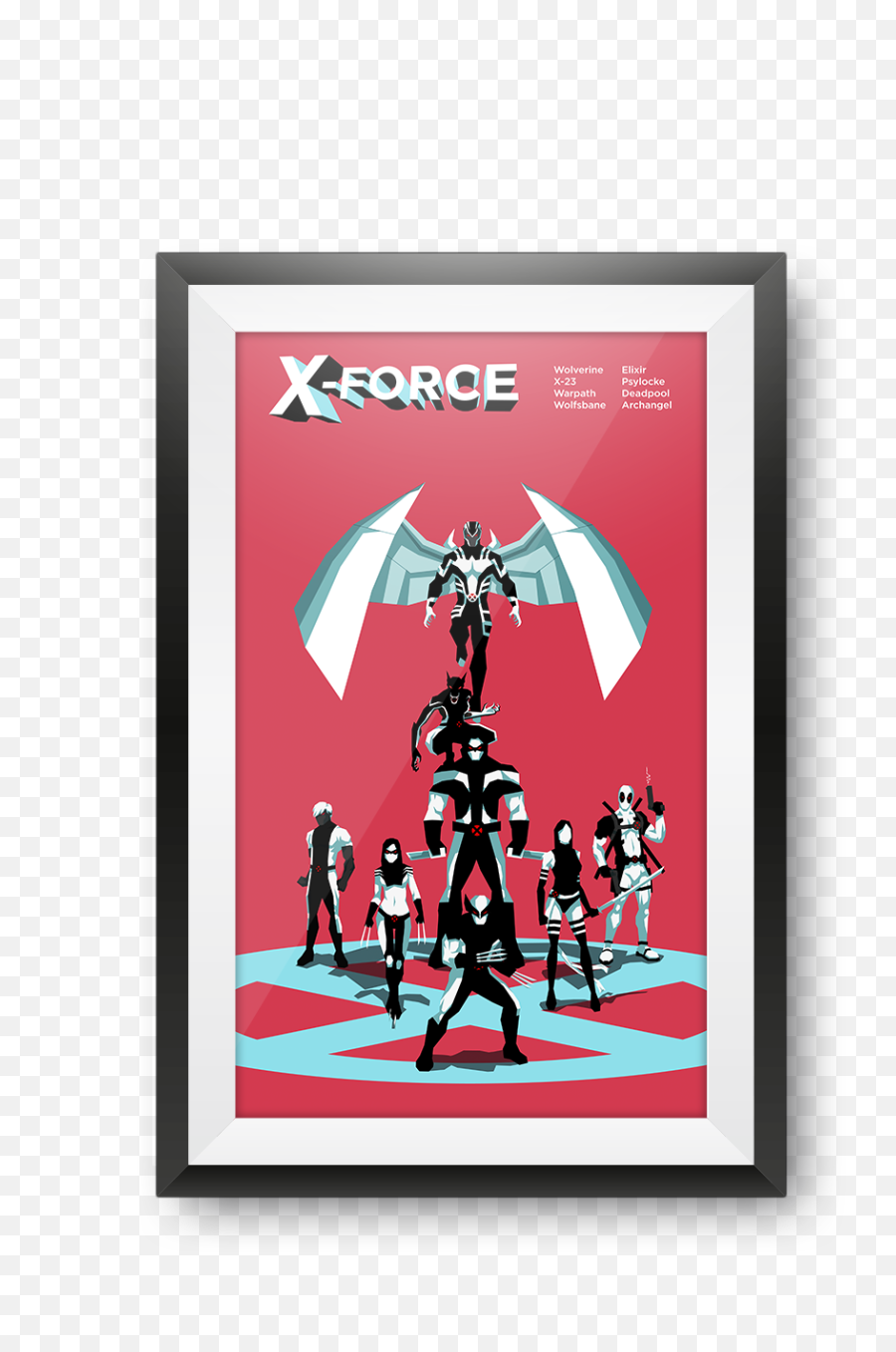 X - Force Minimal Character Illustrations On Behance Fictional Character Png,Psylocke Png