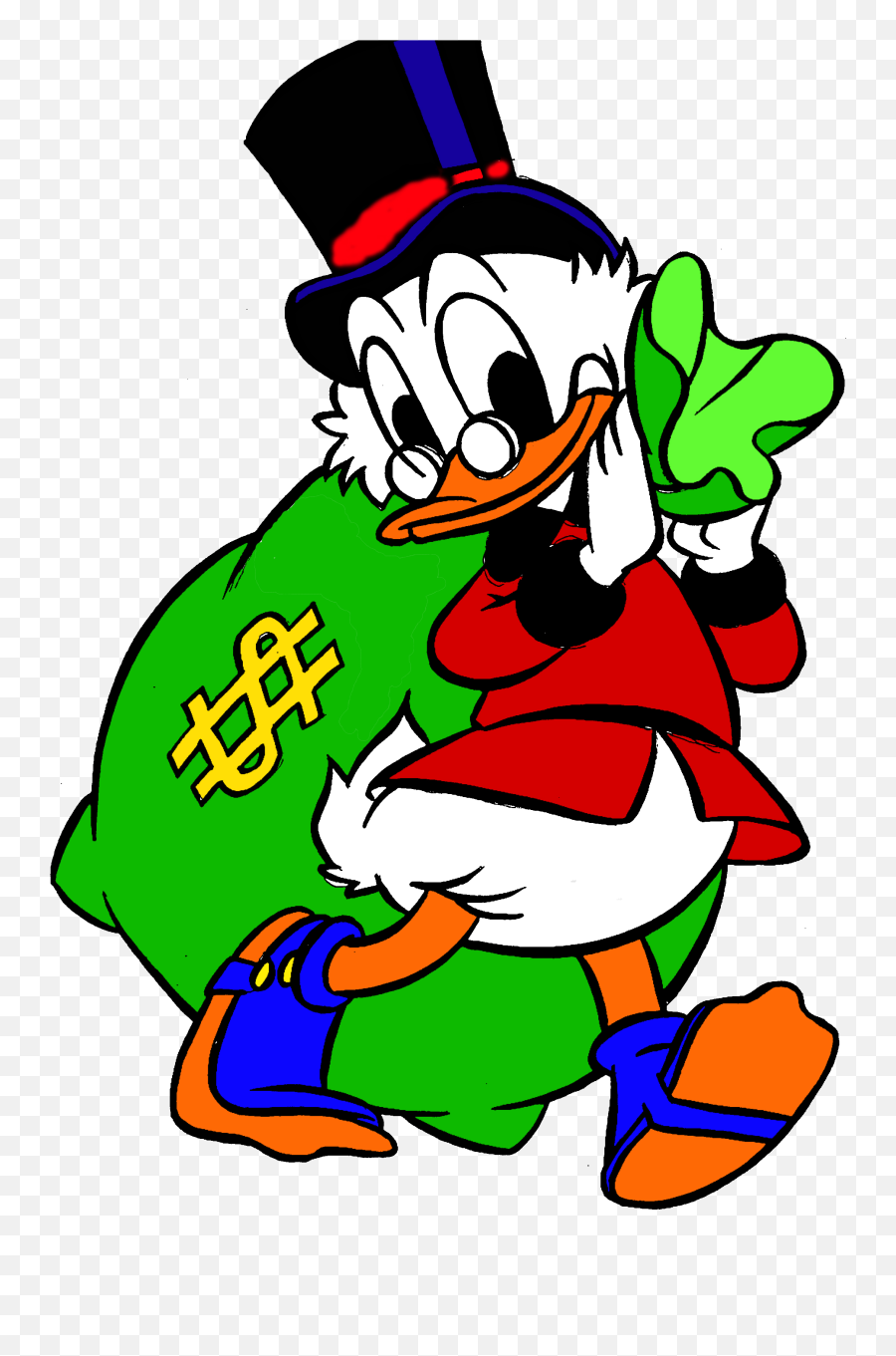 Uncle Scrooge Mcduck Drawing Free Image - Scrooge Mcduck Vector Png,Scrooge Mcduck Icon