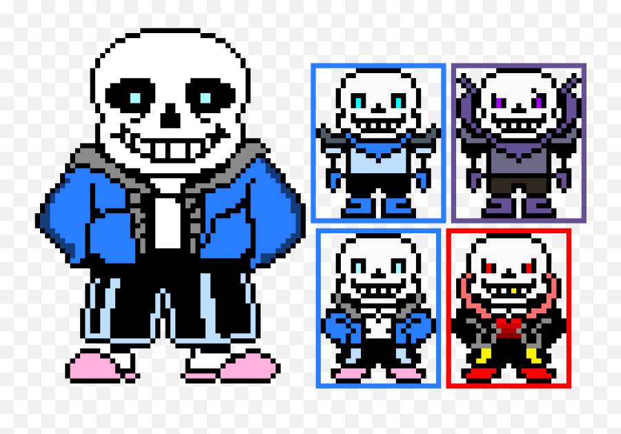 The Four Horsemen Of Sans - Glitch Sans Sprite Png,Icon 4 Horsemen