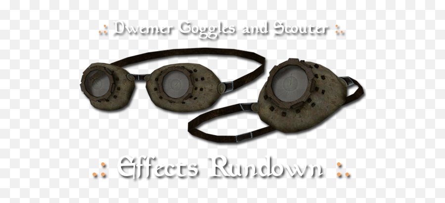 Dwemer Goggles And Scouter - Dot Png,Scouter Icon