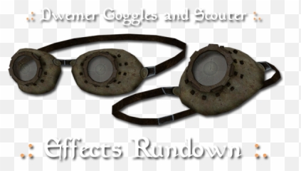 Dwemer Goggles And Scouter - Dot Png,Scouter Icon