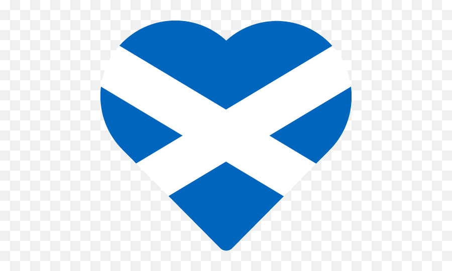 Vector Country Flag Of Scotland - Heart Vector World Flags Scotland Flag Heart Png,Uk Flag Png Icon