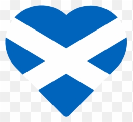 Vector Country Flag Of Scotland - Heart World Flags png