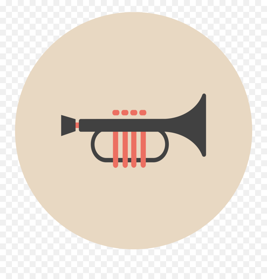 Free Music Flat Icon Trumphet 1206476 Png With Transparent - Trumpeter,Bass Icon