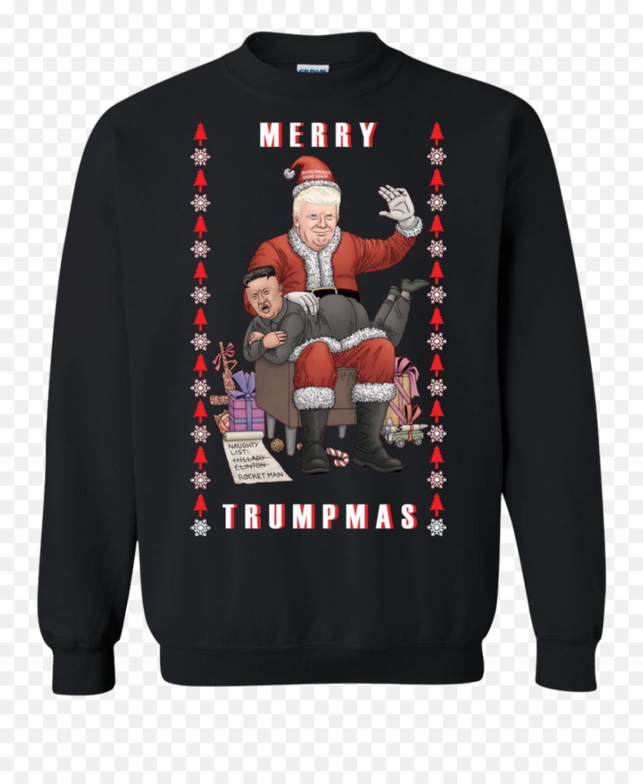Merry Trumpmas Ugly Christmas Sweater Trump Spanking Kim - Porsche Ugly Christmas Sweater Png,Spanking Icon