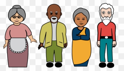 Old People Clipart Transparent - Group Cartoon png