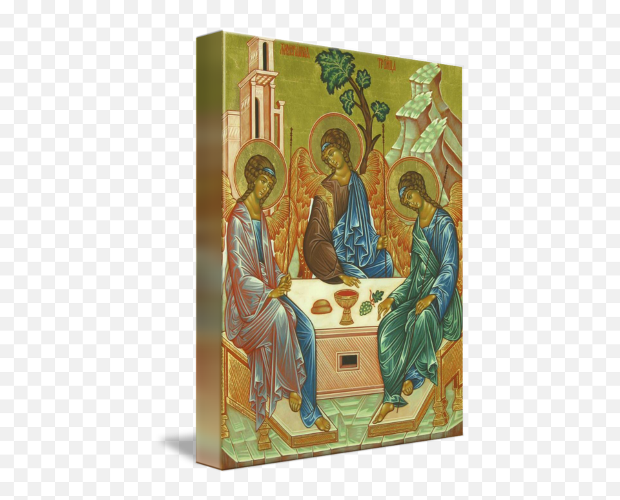 Holy Trinity By Alexander Schelechow - Prophet Png,Russian Nativity Icon