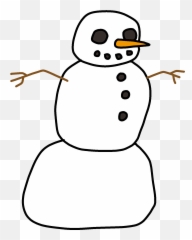 Snowman Clipart Plain - Snowman Png,Snowman Clipart Png