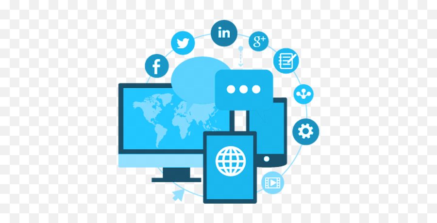 Digital Marketing - Shades Of Media Web And Social Media Png,Social Media Marketing Png