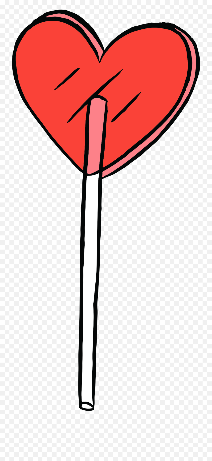 Heart Lolli Tattoo - Transparent Heart Lollipop Clipart Png,Fake Icon