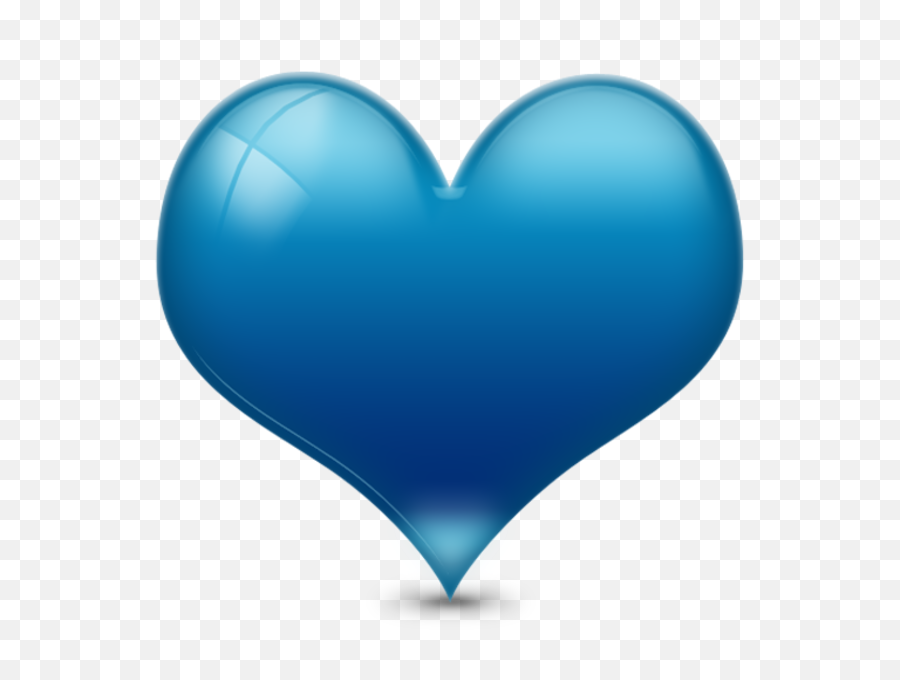 3d Heart Clipart - Blue Heart Transparent Background Heart Png,Heart With Transparent Background
