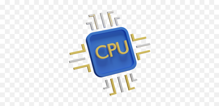 Cpu Icon - Download In Isometric Style Solid Png,Microprocessor Icon