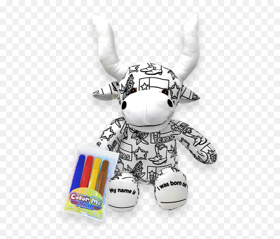 85 Texas Color Me Plush Longhorn - Color Me Plush Texas Png,Longhorns Icon