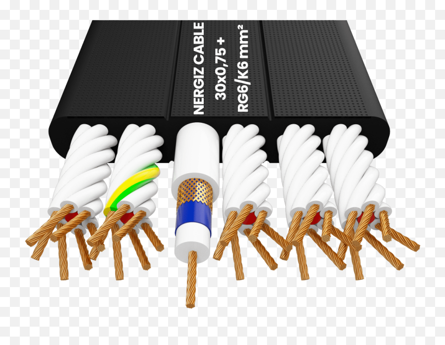 Nergiz Cable - Traveling Cable With Cat6 Png,Coaxial Cable Icon