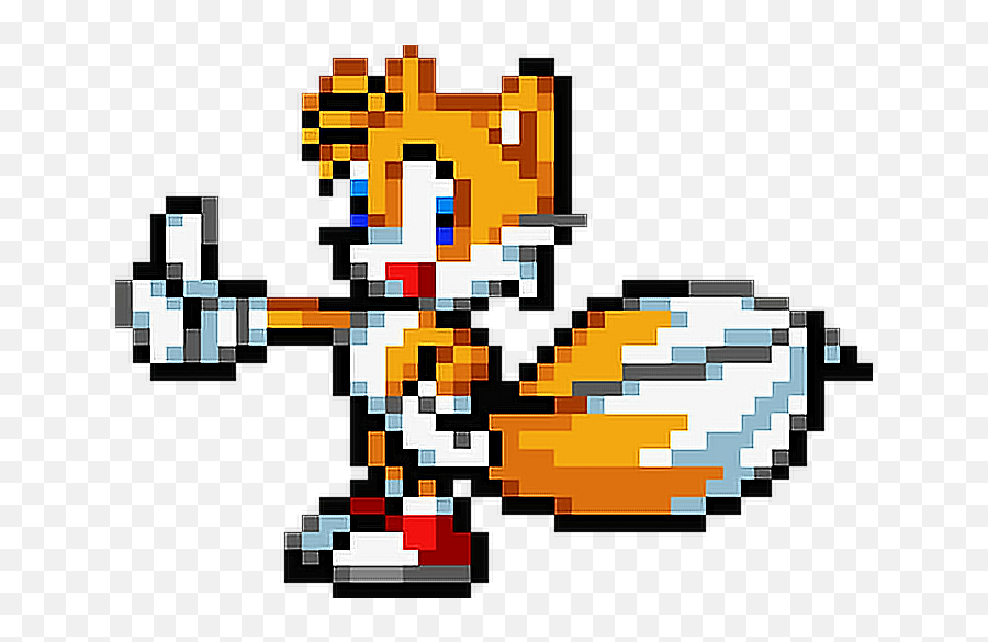 Library Of Sega Pixel Clipart Transparent Librarys Png Files - Sonic Advance Tails Sprite,Sega Png