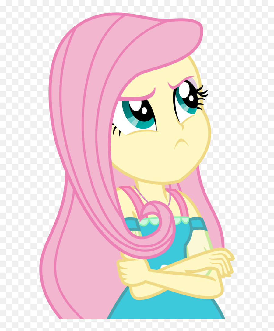 A Little Birdie Told Me Annoyed - Mlp Eg Fluttershy Angry Png,Fluttershy Png