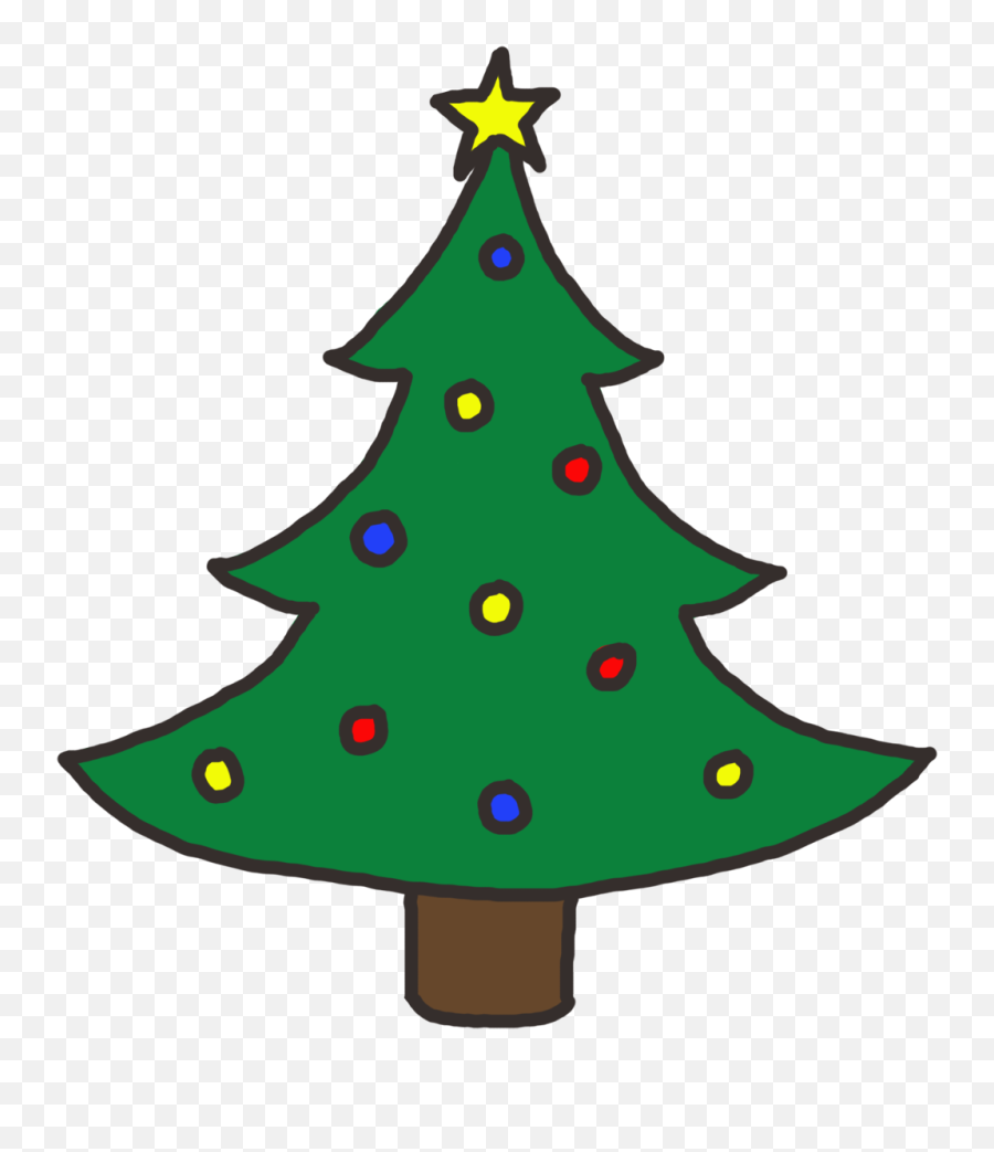 Library Of Christmas Tree Clipart Transparent Stock Free Png - Clipart Xmas Tree,Christmas Tree Transparent