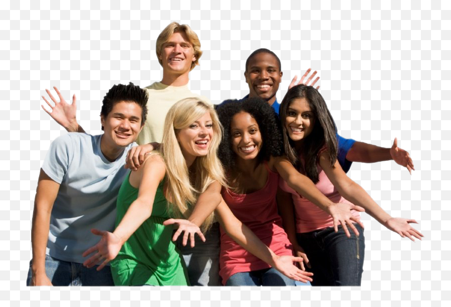 Young People Group Png Free Download Mart - Young People Png,Group Of People Png