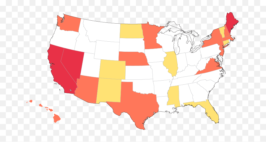 Truyo State Of The States Update - States Domestic Migration 2019 Png,United States Map Transparent