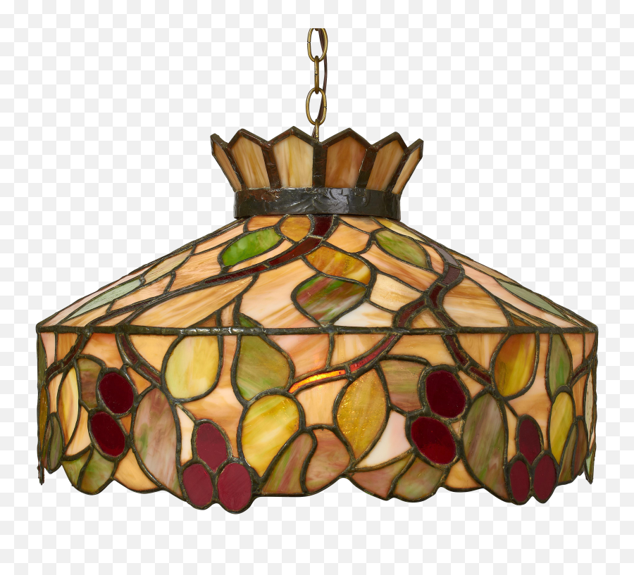 Mid - Century Modern Tiffany Style Stained Glass Pendant Light Fixture Png,Hanging Light Png