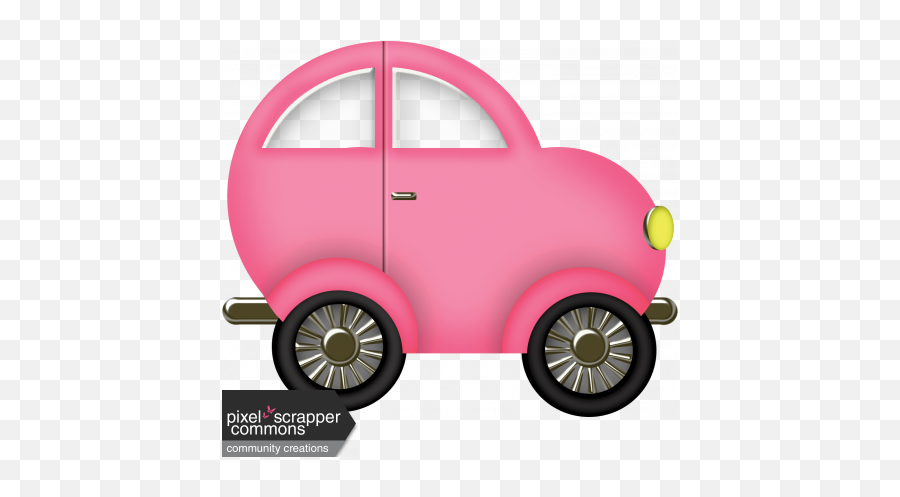 Pink Car Graphic - Model Car Png,Car Graphic Png