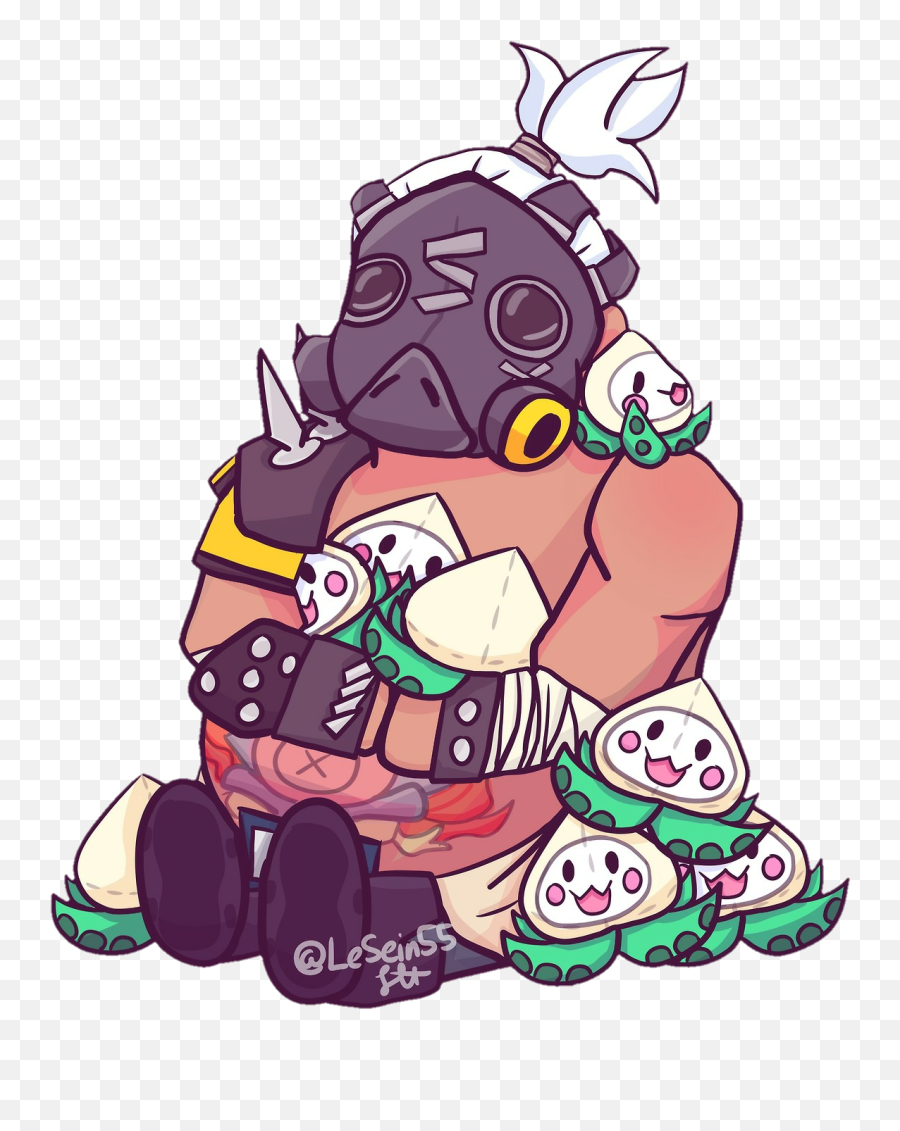 Overwatch Roadhog - Sticker By Teamskull Illustration Png,Roadhog Png