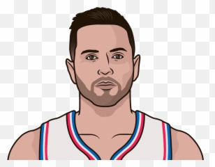 Jj Redick Stats In The Last 15 Games - Steph Curry Cartoon Drawing Png,Ben Simmons Png