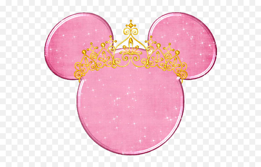 Princess Mickey Head - High Resolution Minnie Mouse Background Png,Minnie Mouse Head Png