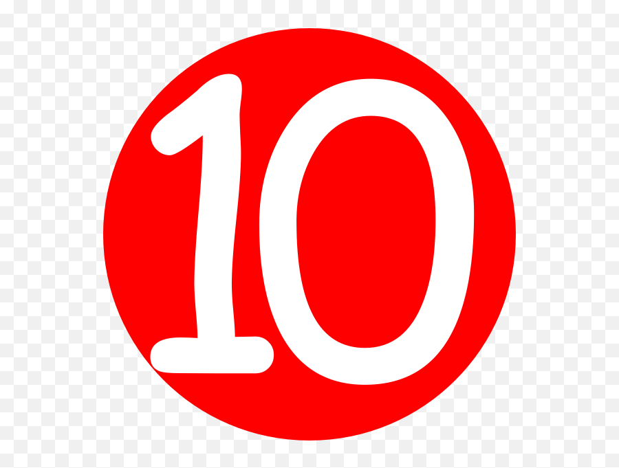 Icon Number 10 Png - Number 10 Clipart,10 Png