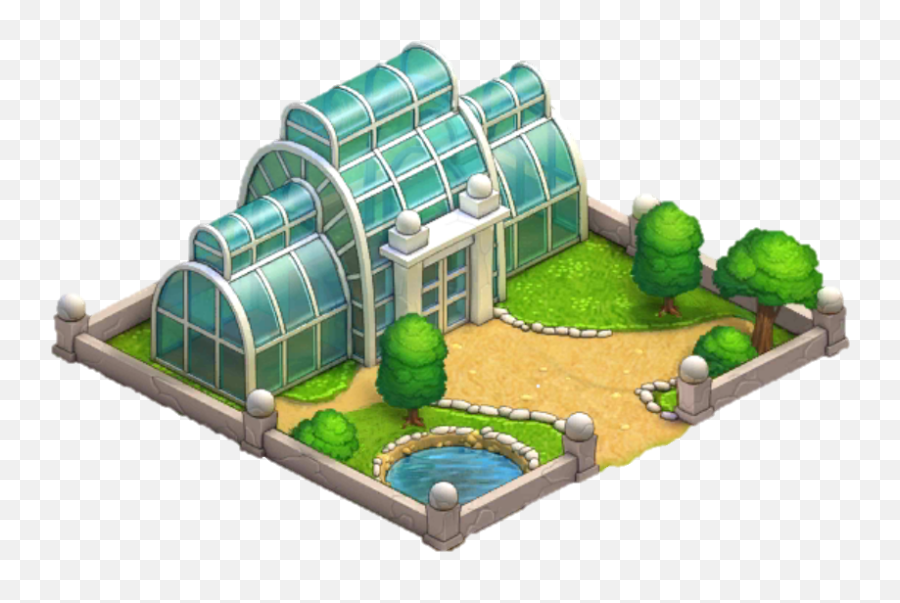 Building Transparent Png Image - Grass,Greenhouse Png
