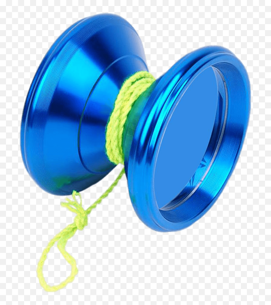 Blue Yo Toy With Green String Transparent Png - Stickpng Yoyo Transparent,String Png