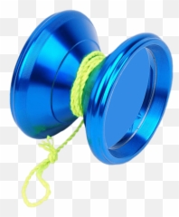 Blue Yo Toy With Green String Transparent Png - Stickpng Yoyo Transparent,String Png
