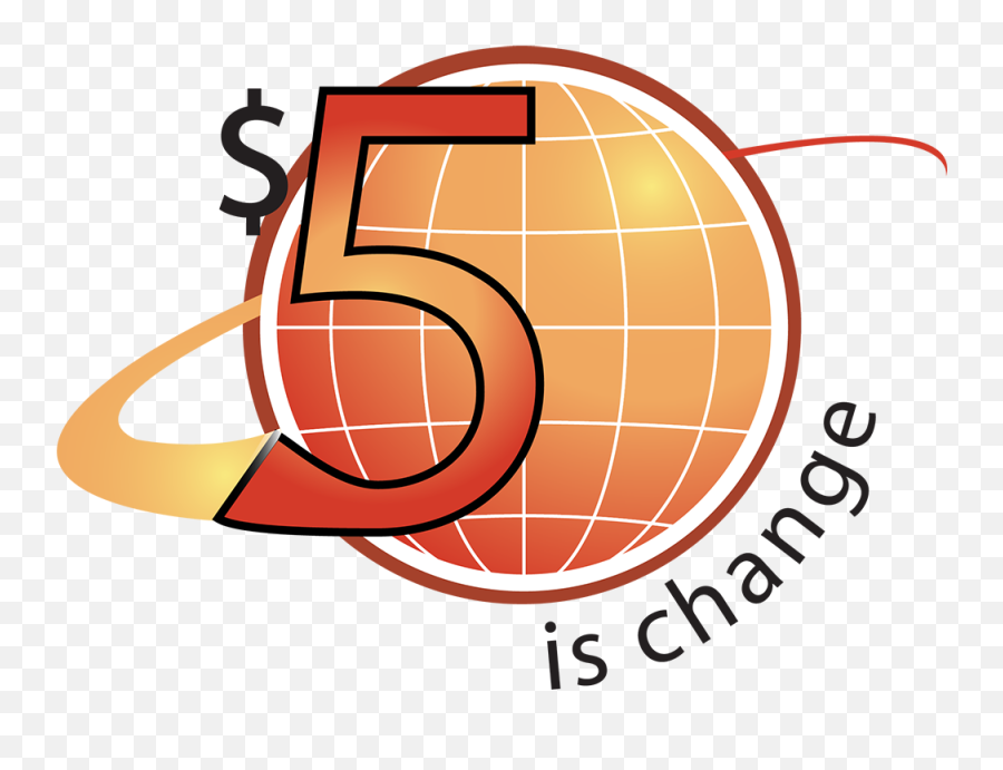 5 Bucks Is Change Home - Clip Art Png,Bucks Logo Png