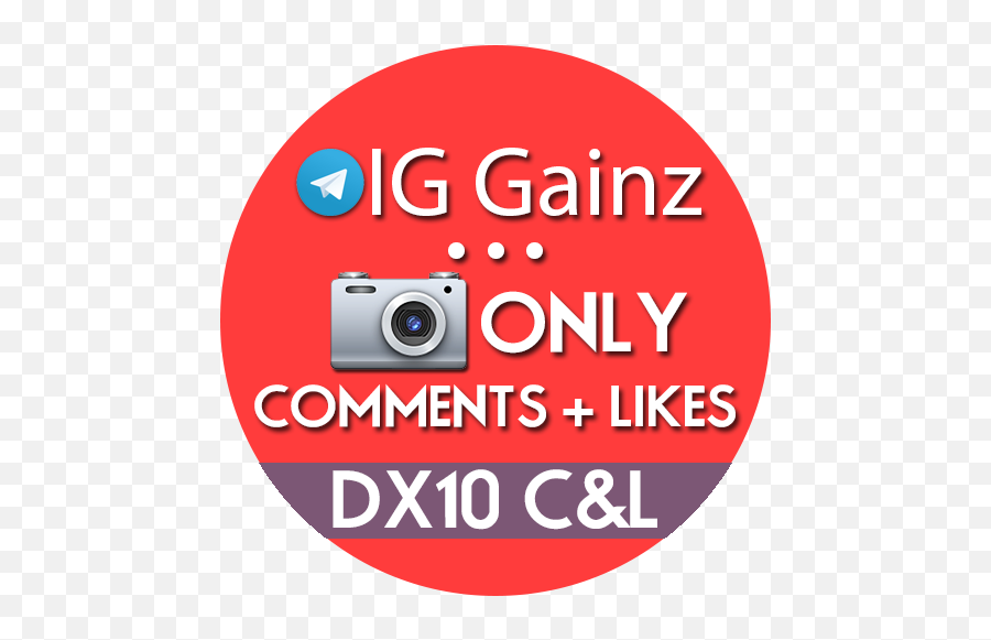 Telegram - Iggainz Photography Only Dx10 C U0026 L Logo Digital Camera Png,Telegram Logo Png