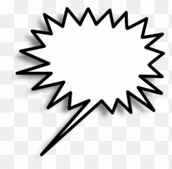 Speech Bubble Png Images - Comic Bomb Free Text Box Png
