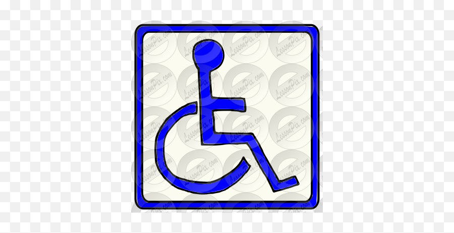 Handicap Picture For Classroom Therapy Use - Great Clip Art Png,Handicap Png