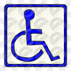 Handicap Picture For Classroom Therapy Use - Great Clip Art Png,Handicap Png