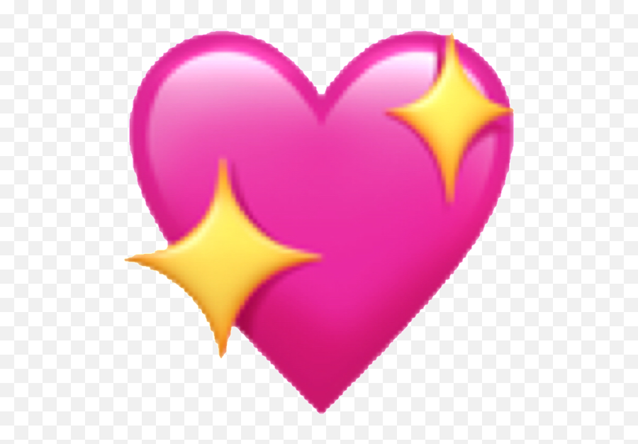 Emoji Whatsapp Png Beso Sparkle Heart Transparent Pink Emoji Heart Png Whatsapp Png Free Transparent Png Images Pngaaa Com