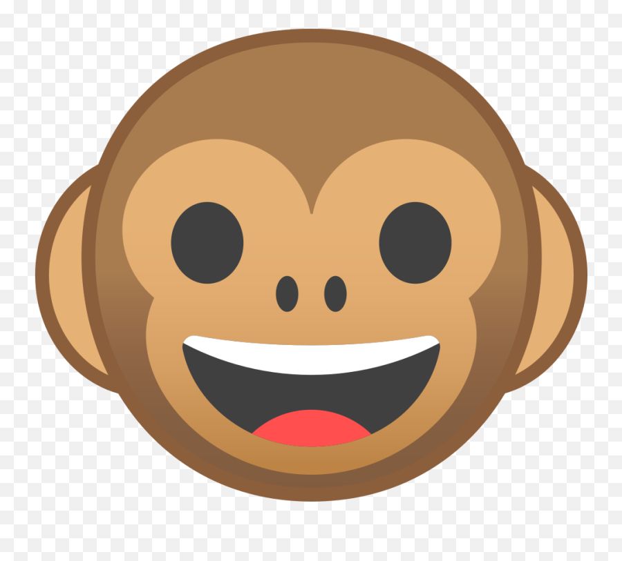 Monkey Face Emoji Meaning With Pictures From A To Z - Happy Cartoon Monkey Face Png,Laughing Face Emoji Transparent