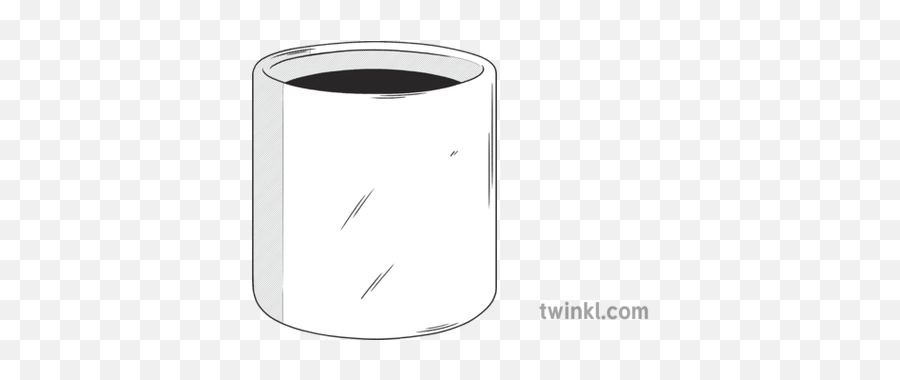 Cylinder Plant Pot Maths Gardening Beyond Black And White - Cylinder Png,Cylinder Png